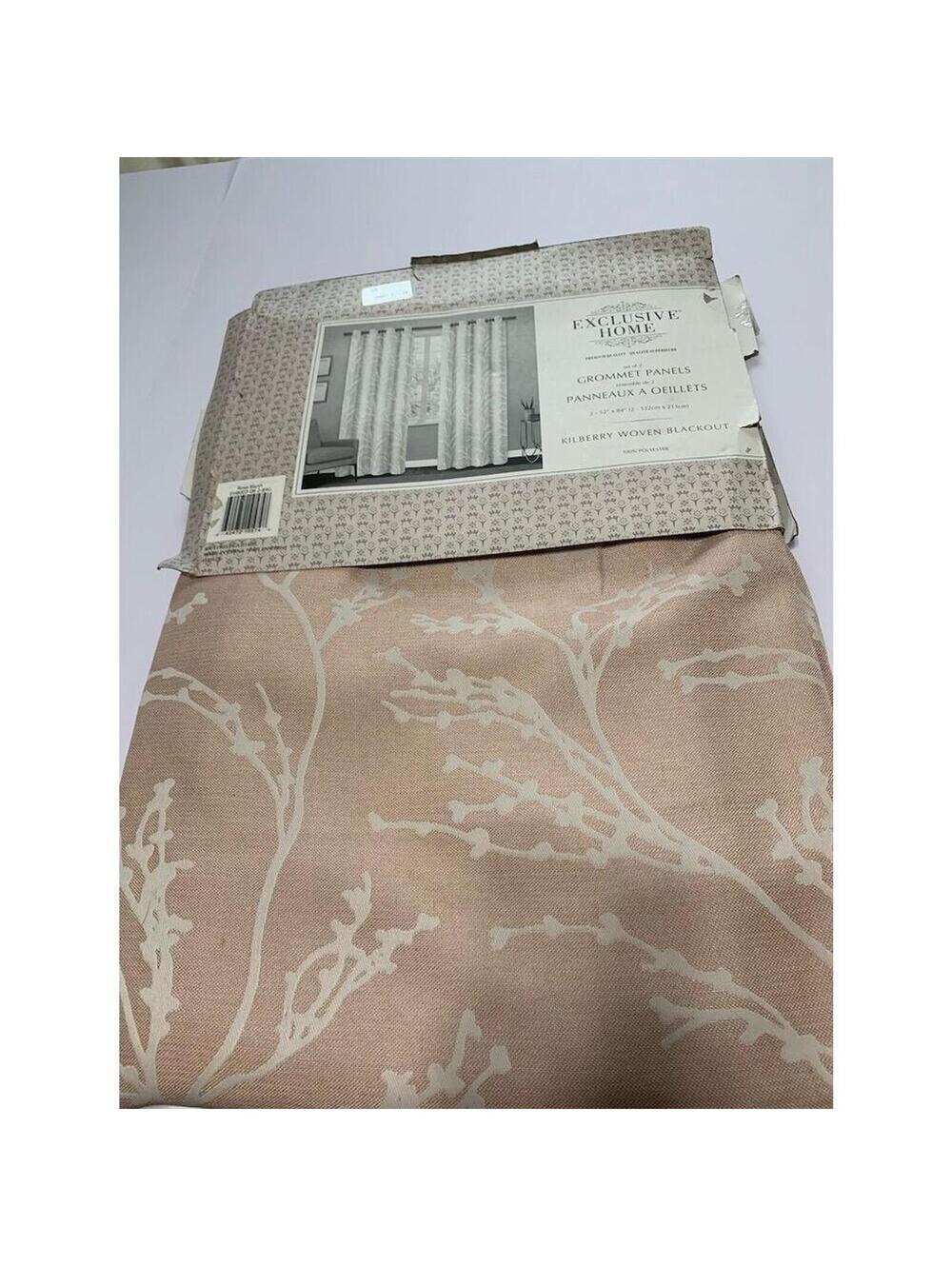 Exclusive Home Blackout Grommet Curtain Panels Set of 2 84"x52" - Picture 8 of 8